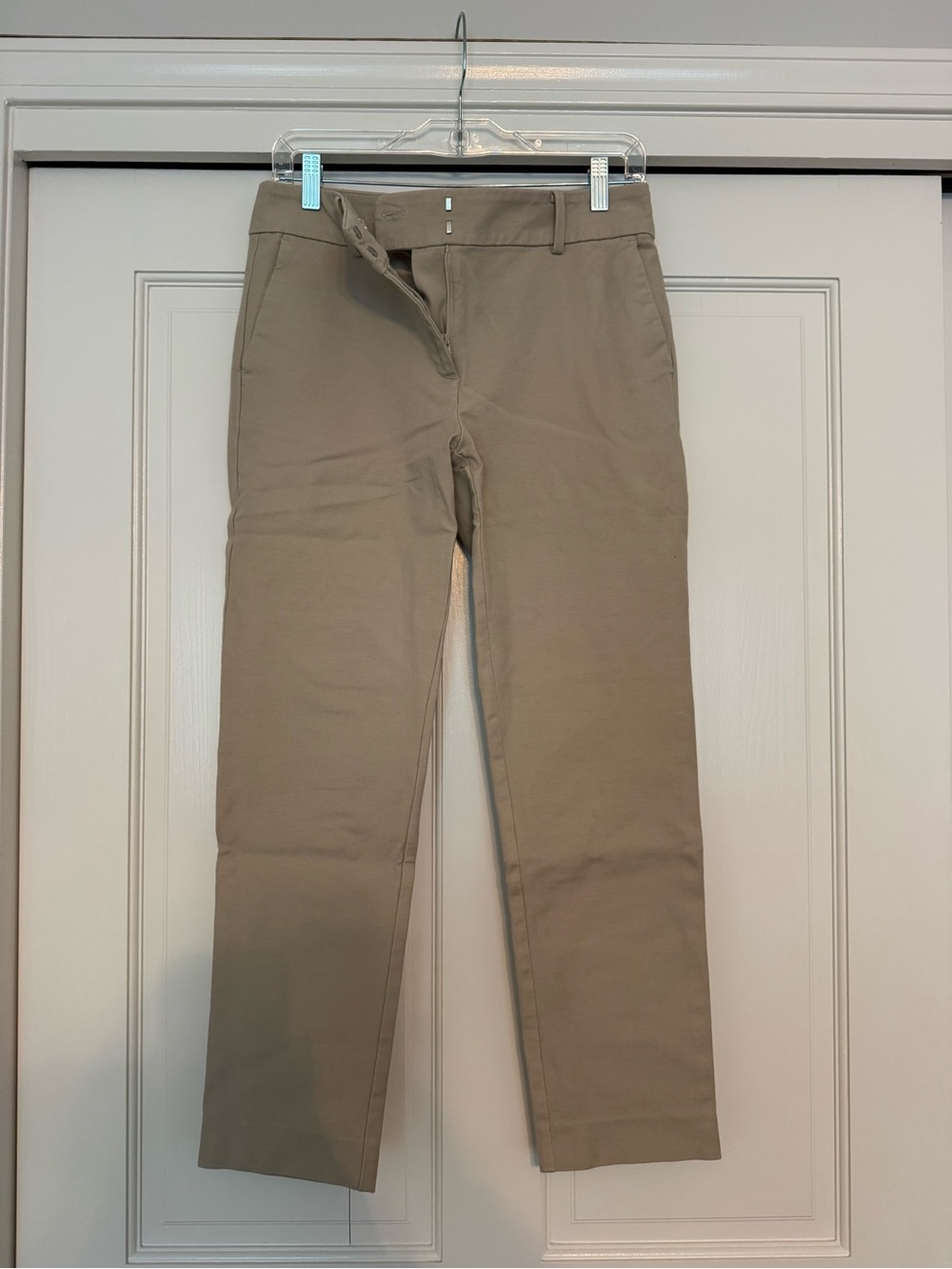Ann Taylor Factory Cropped Straight Pants in Tan